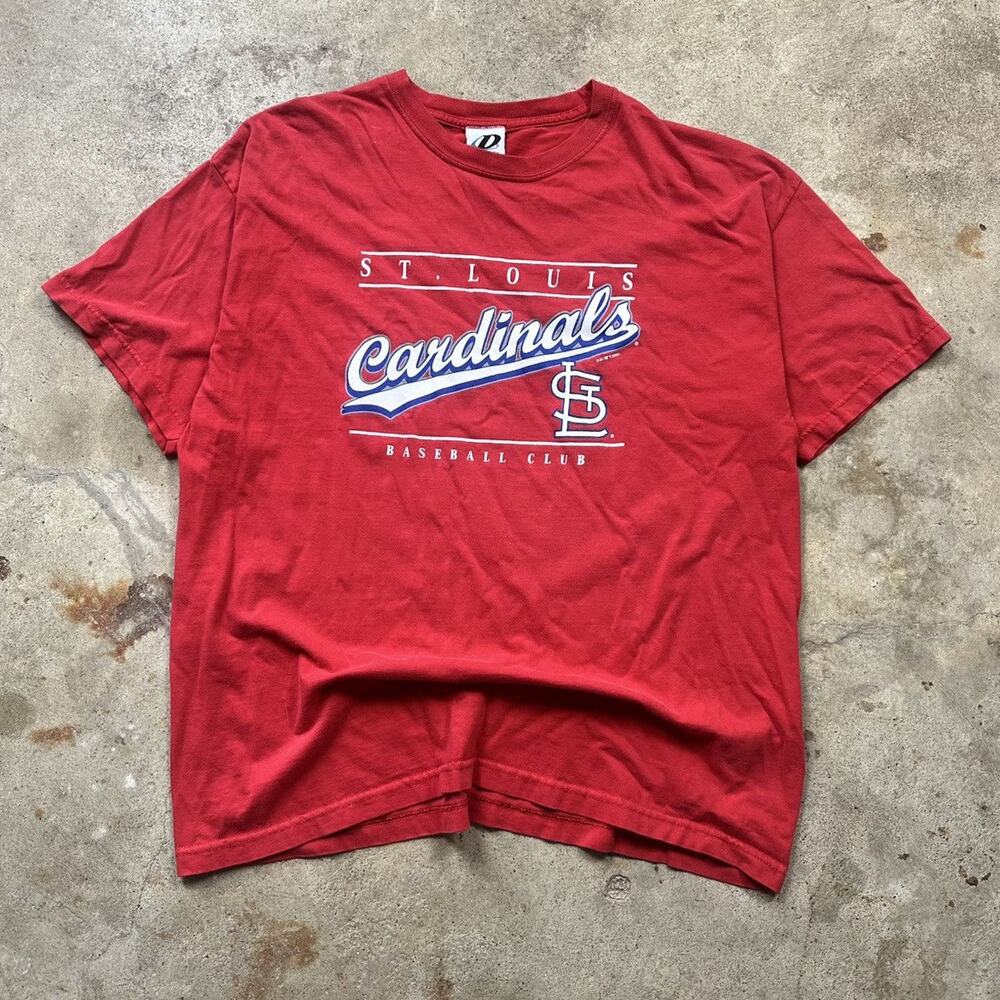 Vintage 2004 MLB St. Louis Cardinals Dynasty Baseball Shirt Size XL